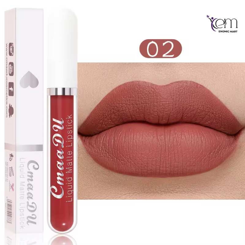 CmaaDu 18 Colors Lips Makeup Lipstick Lip Gloss thumbnail 2