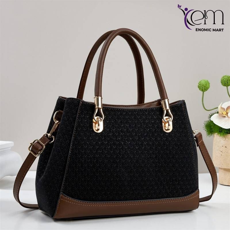 Women's Luxury New Design Single Zip PU Shoulder Handbag