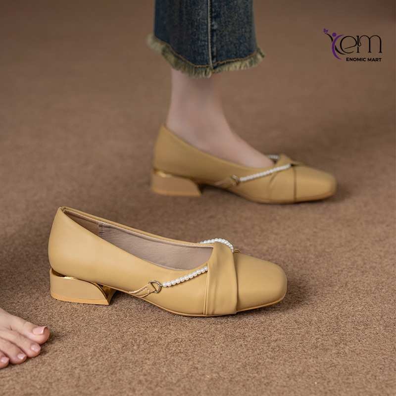 New Arrival: Gentle Style Pointed-Toe Low-Heel Shoes for Women thumbnail 2