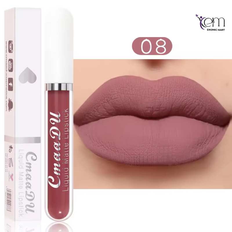 CmaaDu 18 Colors Lips Makeup Lipstick Lip Gloss thumbnail 8
