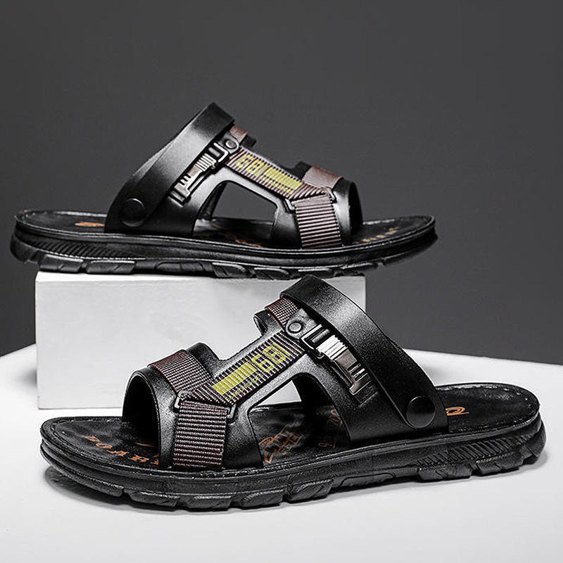 Men's Leather Sandals thumbnail 2
