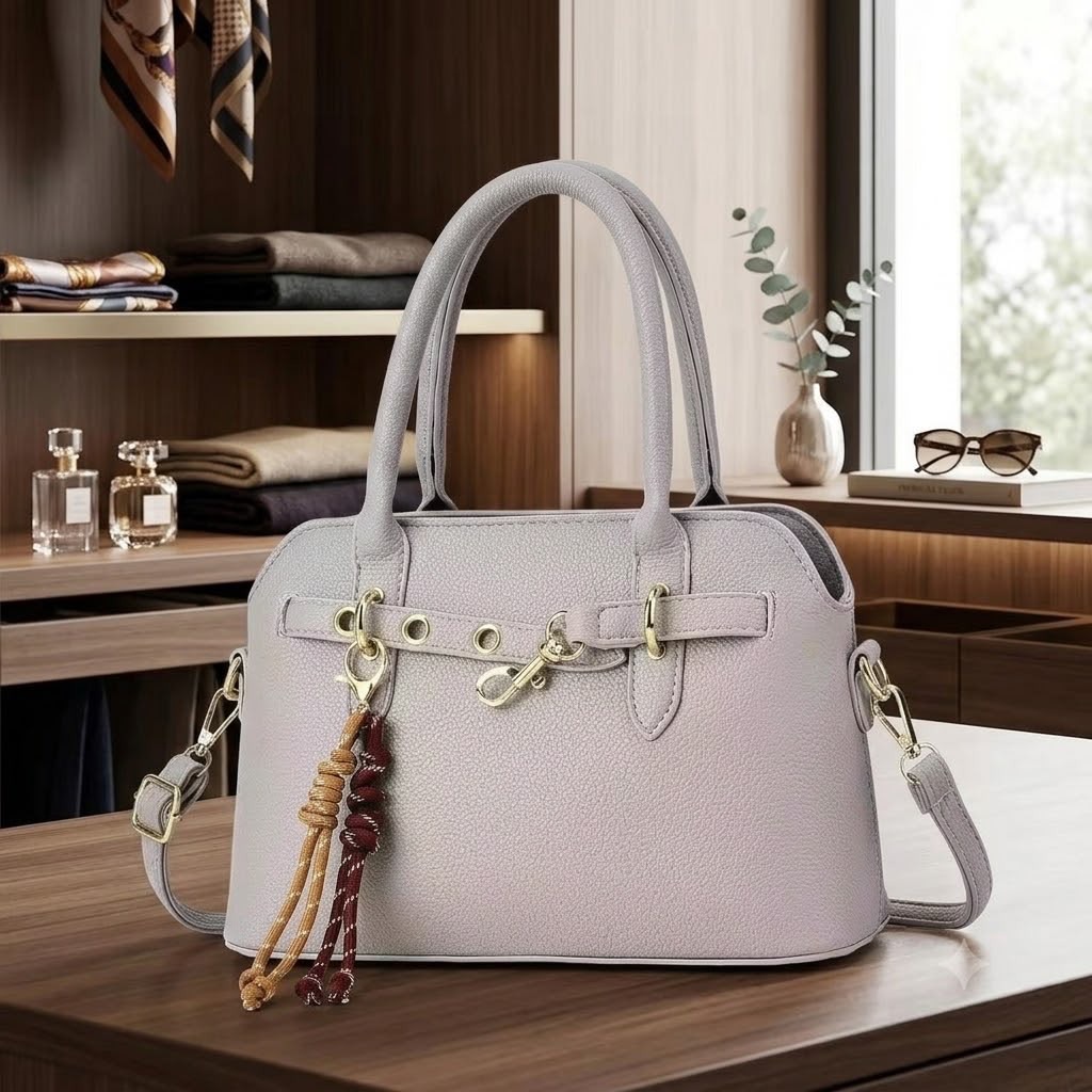 style with this elegant PU shoulder bag featuring