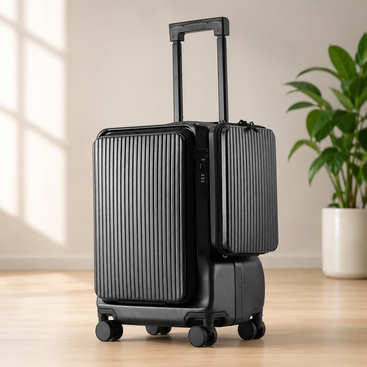 Luggage with Aluminum Frame Expandable Travel thumbnail 2