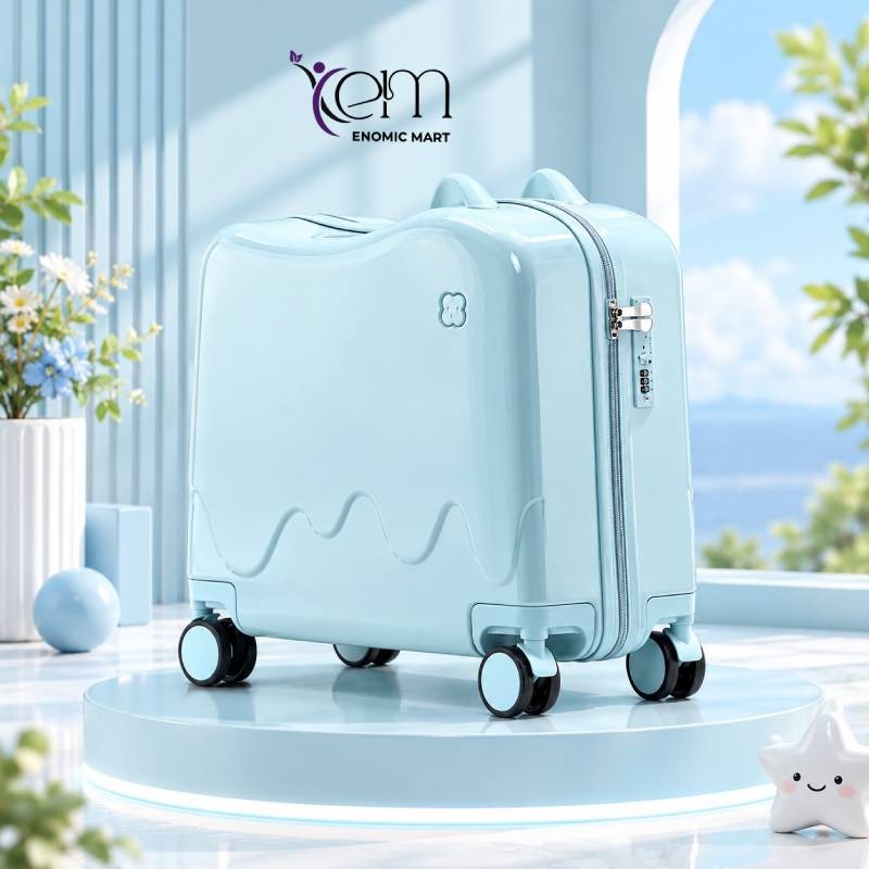Wholesale children's spinner carry-on suitcase with thumbnail 4
