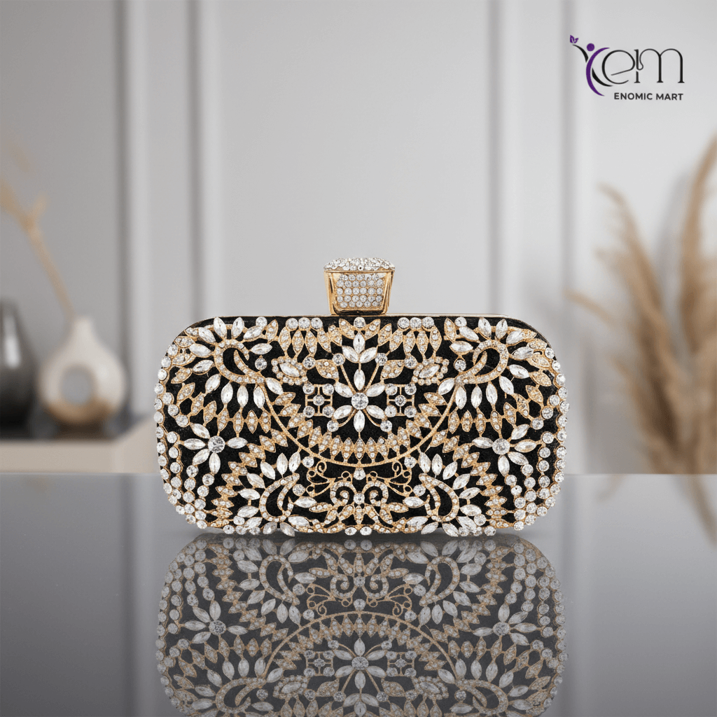 Women Handbag Strust Diamond Clutch Bag