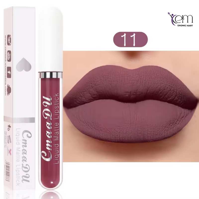 CmaaDu 18 Colors Lips Makeup Lipstick Lip Gloss thumbnail 11