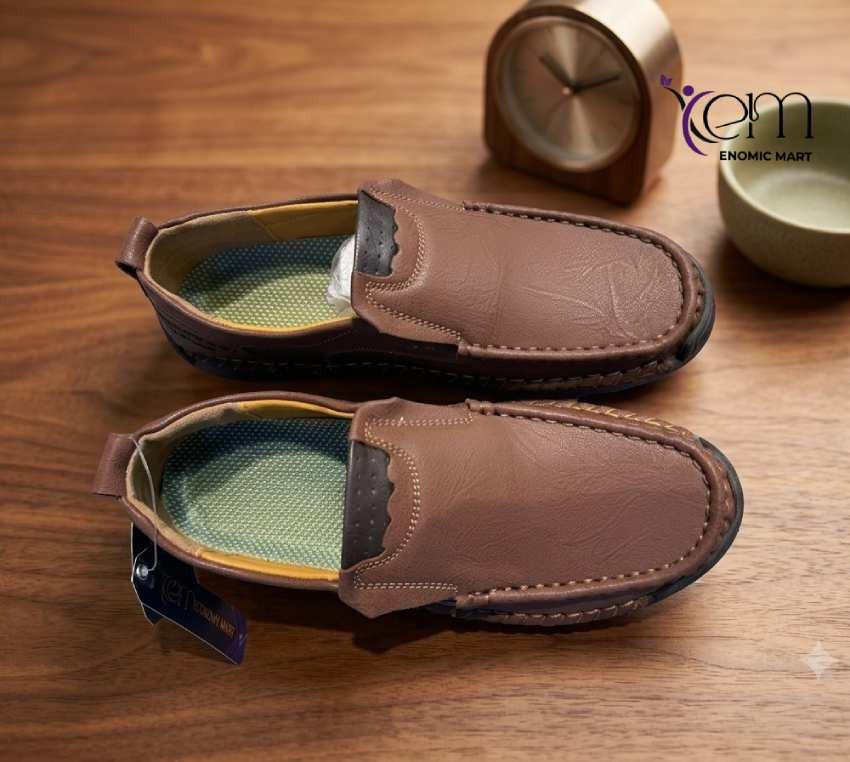 Wholesale Leather Casual Men Loafer Boat Shoes thumbnail 2