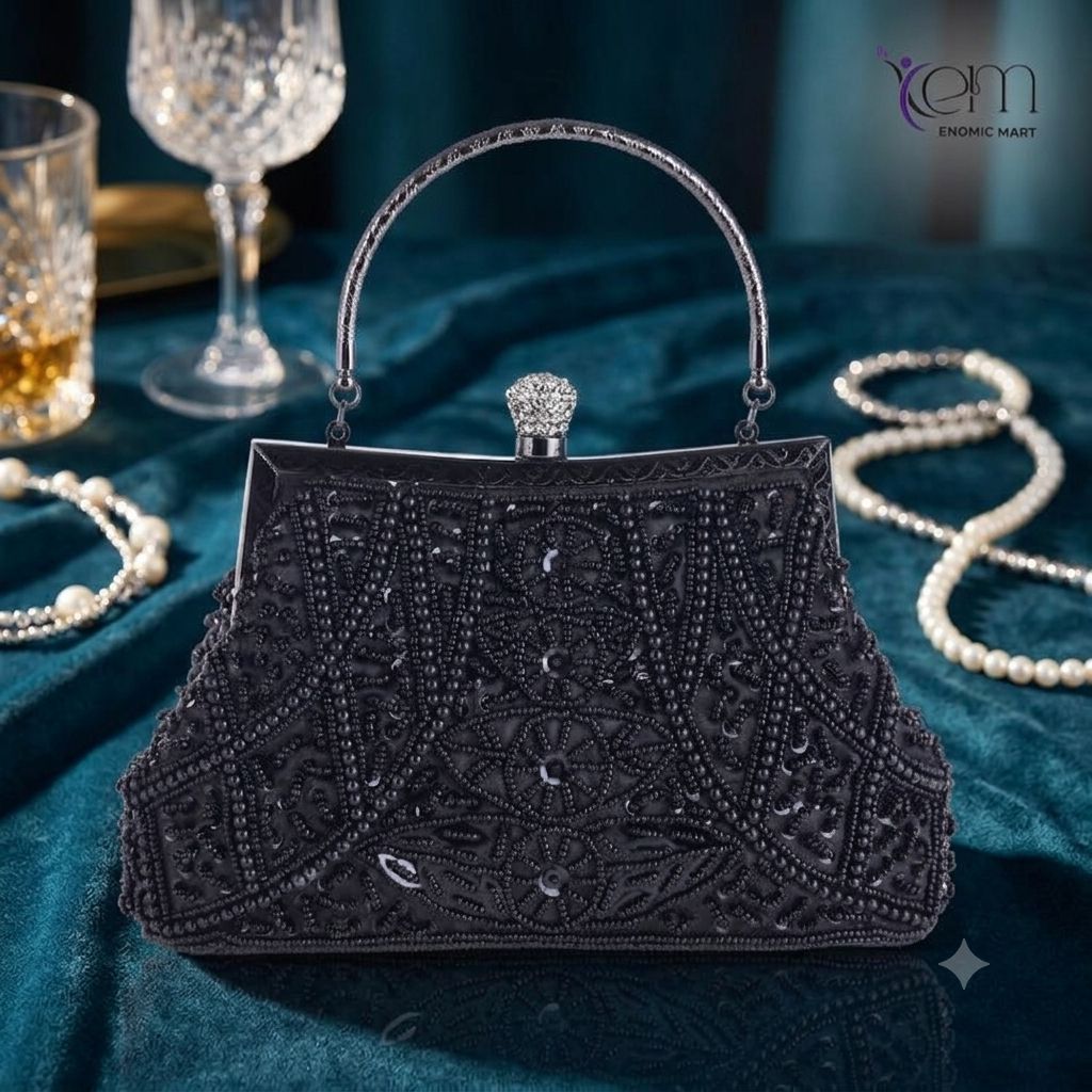 Trendy Latest Ladies Rhinestone Party Clutch Bag