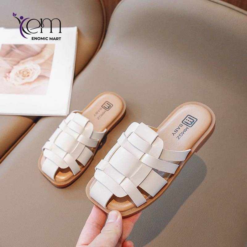 Summer New Rhinestone Chain Flip Flops Sandals