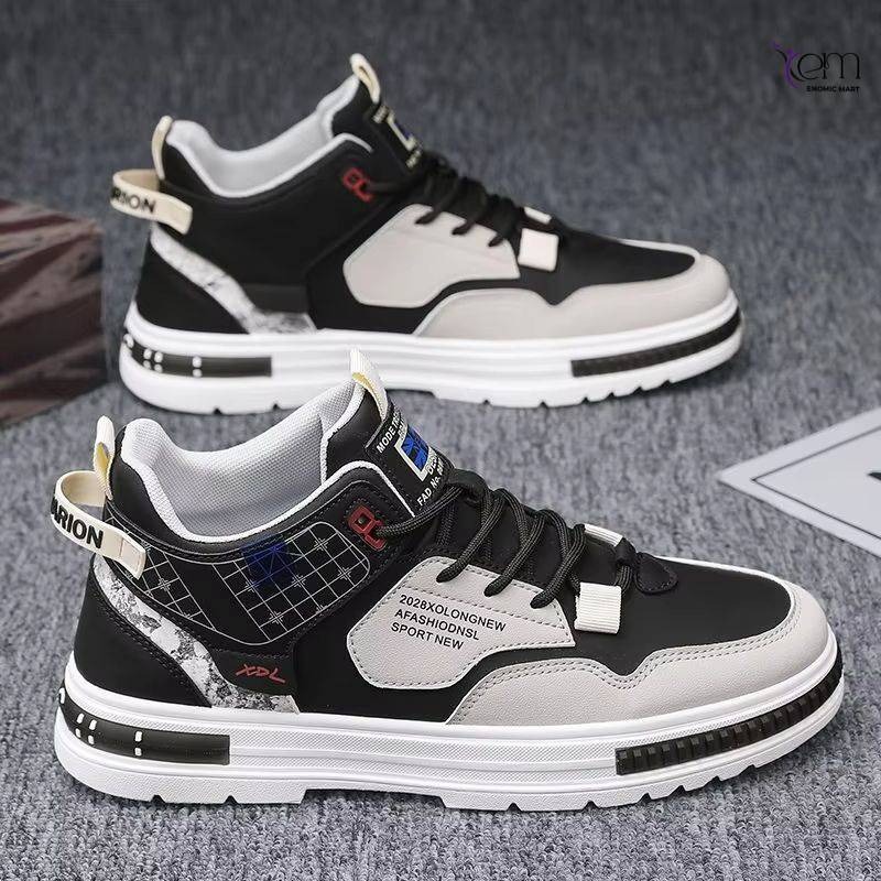 Spring Men's New Breathable High Top Shoes thumbnail 3