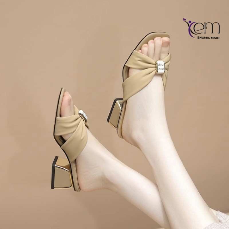 French-style sandals, chunky heeled sandals, new summer