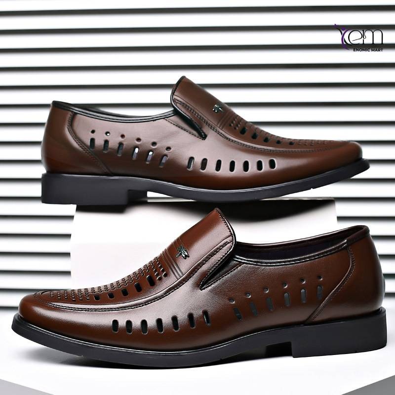 Men's Soft-Soled Leather Shoes thumbnail 2