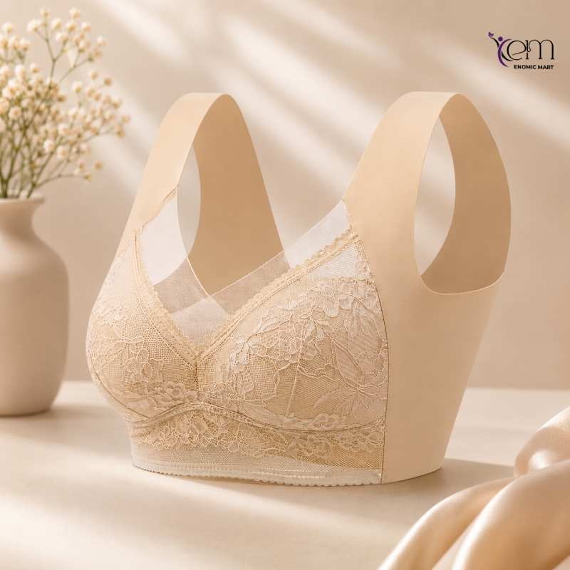 Beautiful Women's Plus-Size Push-up Anti-Sag Bra-Lace thumbnail 3