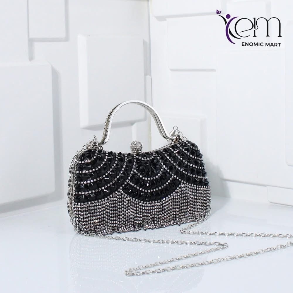 Diamond-encrusted  Handbag