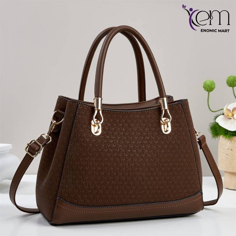 Women's Luxury New Design Single Zip PU Shoulder Handbag thumbnail 3