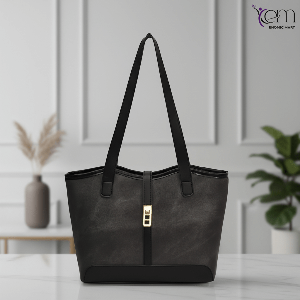 Women's Luxury Retro Tote Handbag Large Capacity PU Leathe thumbnail 3