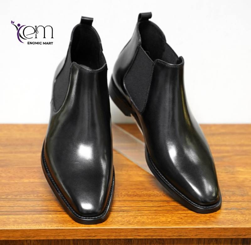 Fashion Ankle Walking Men Business Shoes Genuine Leather thumbnail 2