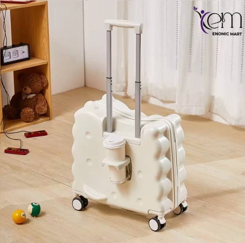 Mini Trolley Luggage with Cup Holder