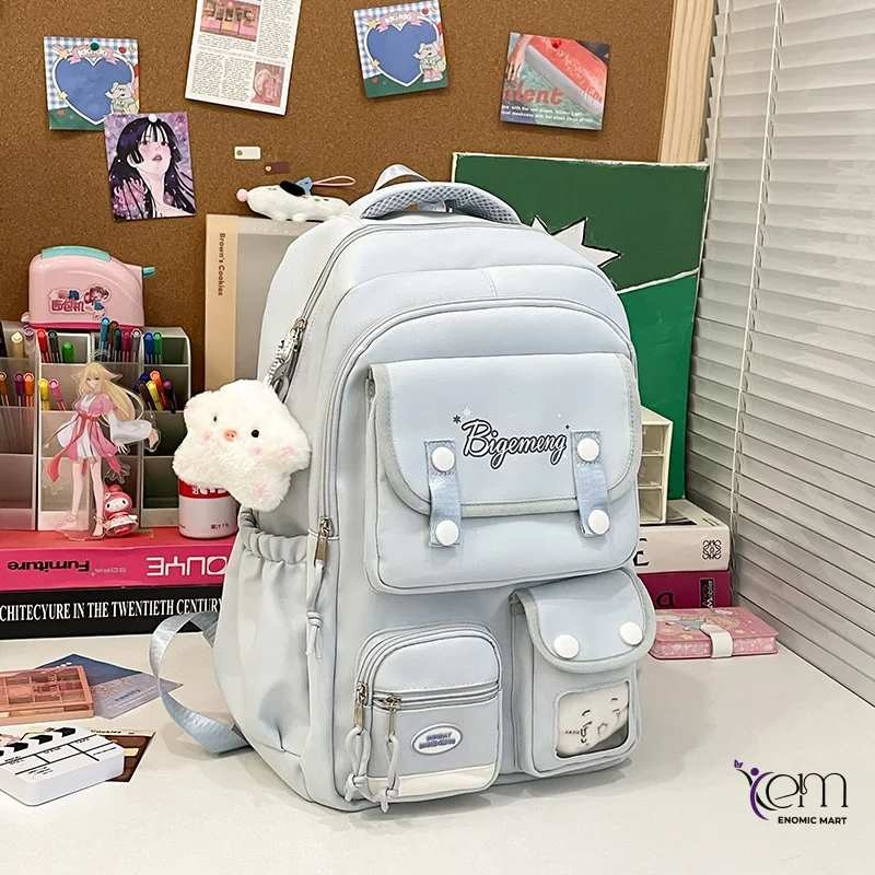 New Custom Logo Waterproof School Backpack thumbnail 2