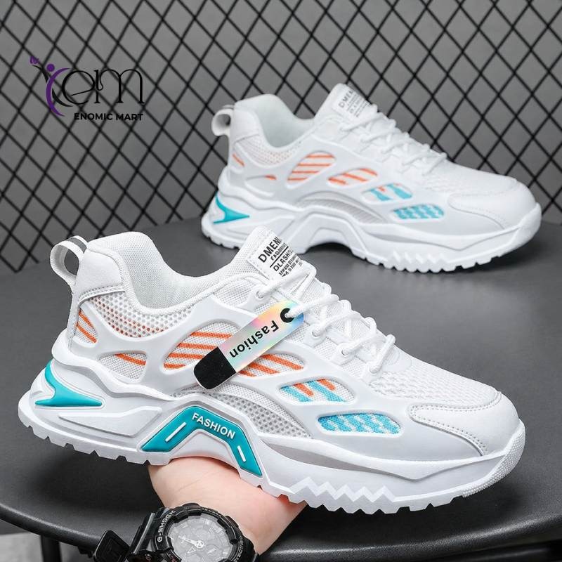 White Shoes Men Chunky fashion men's Shoes
