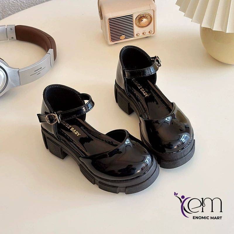 Children Thick Heel Girl's Closed-Toe Sandals