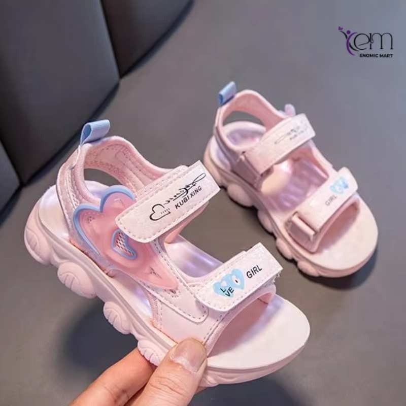 Trendy Children's Beach Shoes for Girls Summer Comfortable Sports Sandals for Kids