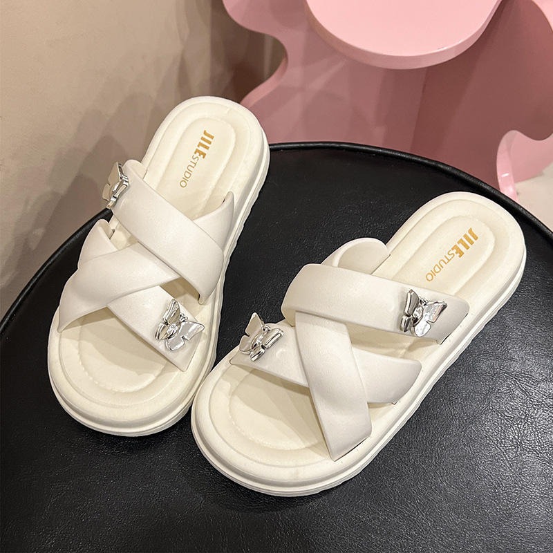Summer New Open Toe Thick Heeled Sandals thumbnail 2