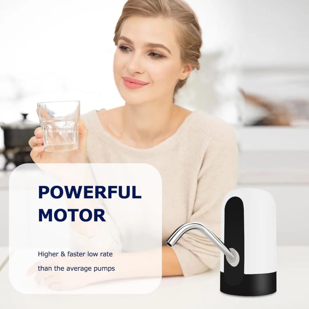 Automatic Water Dispenser with Switch & USB Charging – Electric Water Pump thumbnail 3