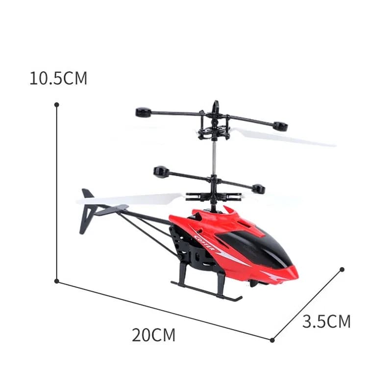 Rechargeable Mini Remote Control Helicopter – Gesture Sensing Flying Toy thumbnail 2