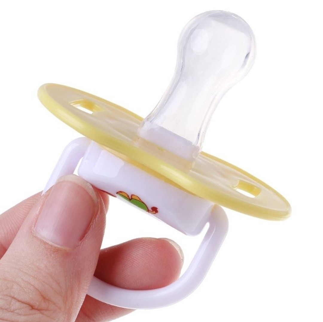 Baby Silicone Pacifier for Newborn (0–12 Months) – Soft Safe Chewing Nipple with Cap thumbnail 4