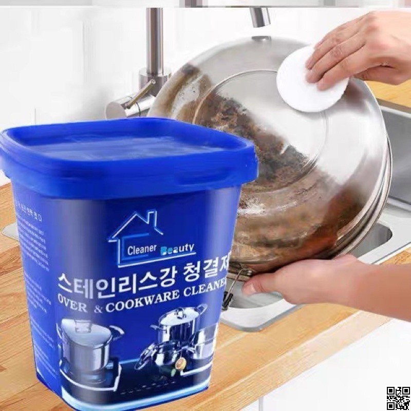 Stainless Steel Cookware Cleaning Paste – Kitchen Cleaner Washing Detergent