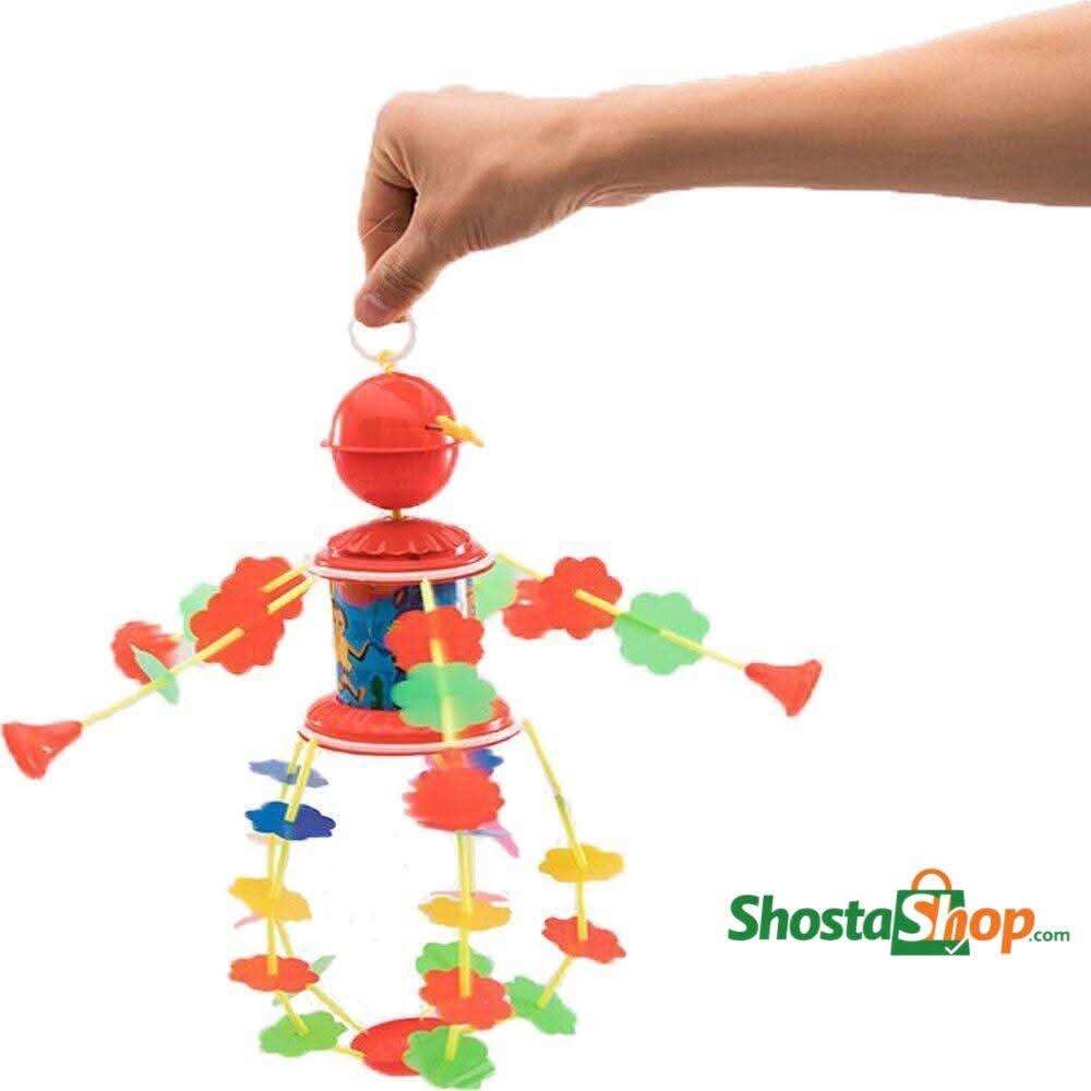Merry Go Round Musical and Visual Toy for Newborn Baby – Key System Rotating Crib Toy thumbnail 3