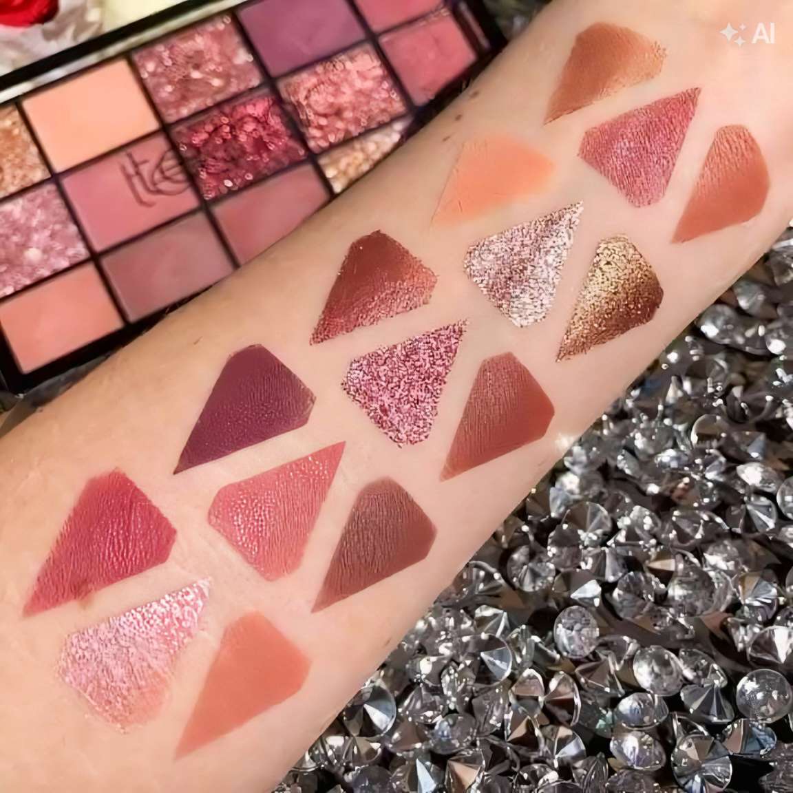 Technic Invite Only Pressed Pigment Eyeshadow Palette (15 Colors) – Highly Pigmented Matte & Shimmer Eye Makeup thumbnail 5