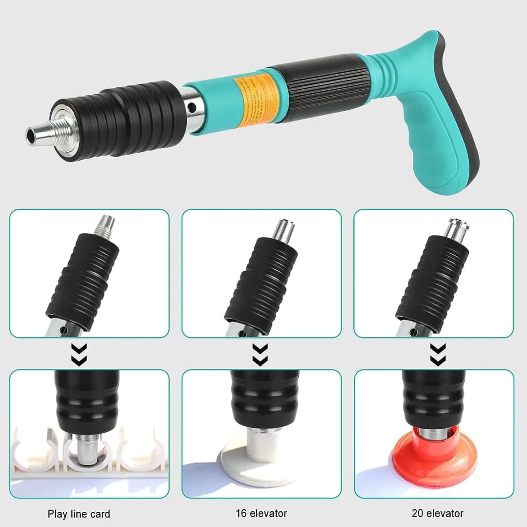101-in-1 Manual Steel Nail Gun Set, Woodworking and Decoration Integrated Nail Shooter, Concrete Nail Gun Kit thumbnail 3