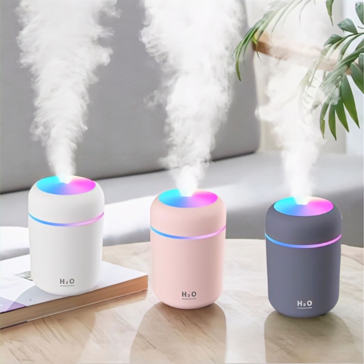 Portable 300ml Electric Air Humidifier, Portable Mist Sprayer USB Electric Air Humidifier