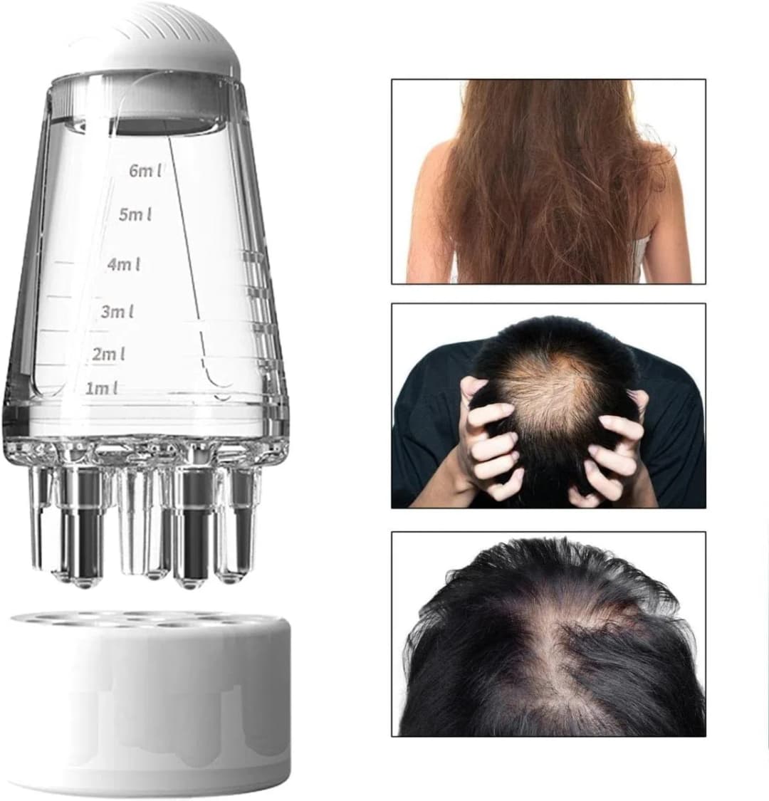 Scalp Applicator Liquid Comb Oil Liquid Guiding Massager Portable Mini Massage Comb Anti Hair Loss Scalp Care Tools thumbnail 6