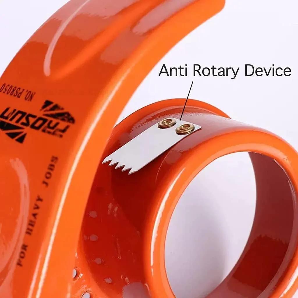 Packing Tape Dispenser Cutter | Metal Hand Operated Manual Tape Dispenser Cutter for Packaging Boxes, Portable Heavy Duty Metal Tape Dispenser Handheld Cutter for Office Warehouse Packing Tape Cutter thumbnail 4