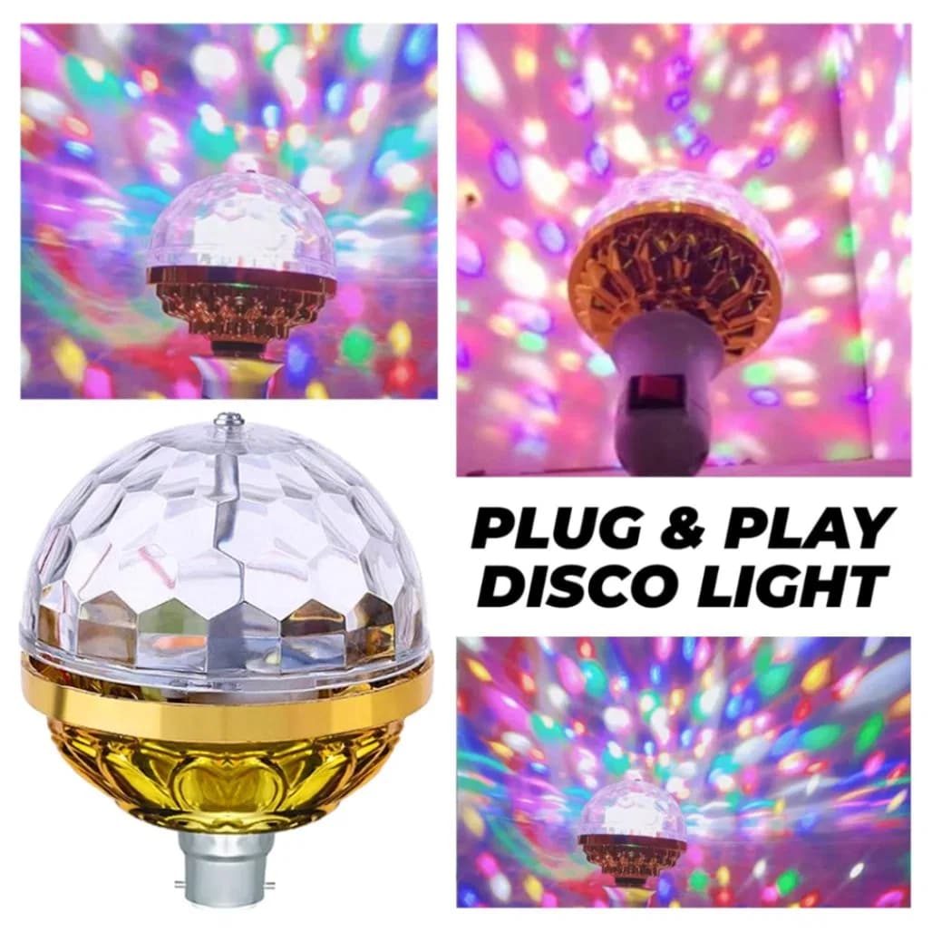 RGB LED Disco Lamp Party Magic Stage Light DJ Strobe Colorful Rotating thumbnail 3