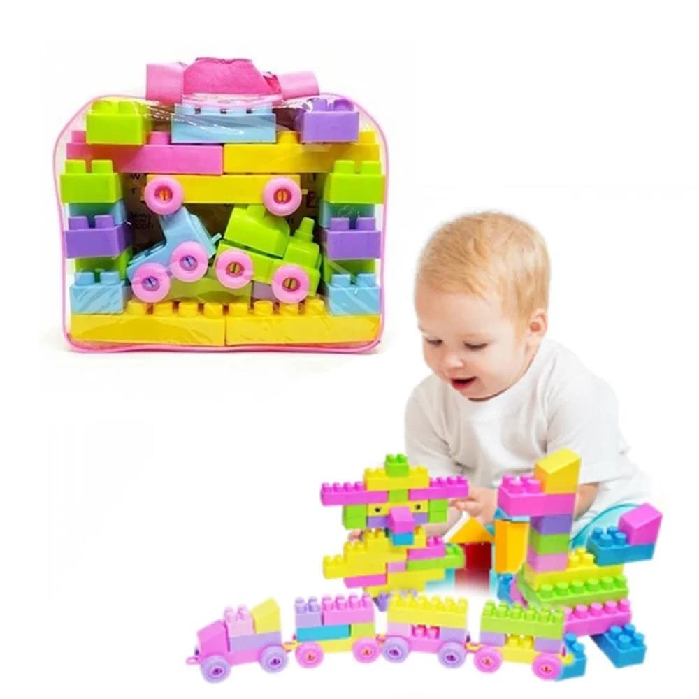 Play and Learn Building Blocks Set For Kids, Educational Classic Blocks (Play and Learn Set)
