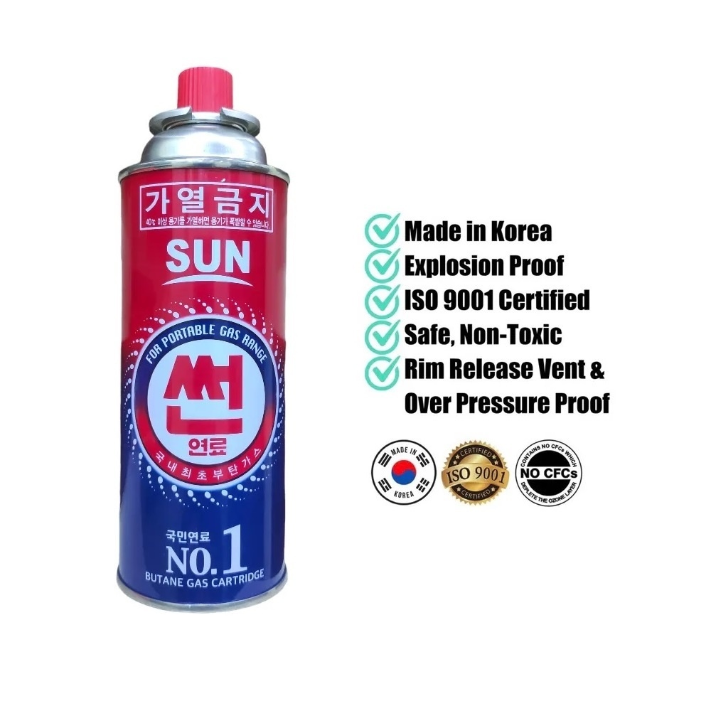Sun Butane Gas Cartridge 220g Portable Fuel Can - Best Price in BD thumbnail 4