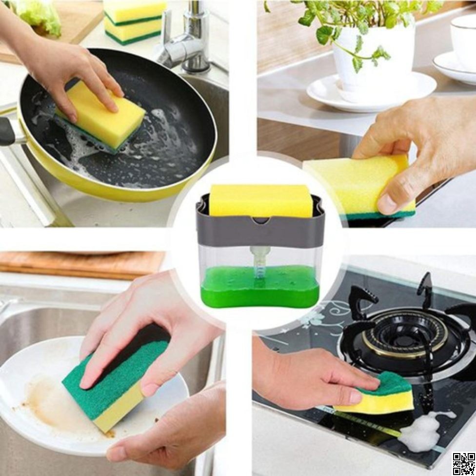 Kitchen Soap Pump – Liquid Dish Soap Dispenser for Easy Cleaning thumbnail 3