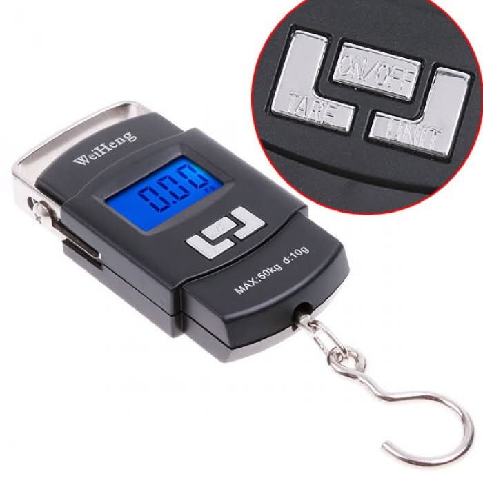 Digital Hanging Weight Scale – Portable Electronic Hook Scale (50kg) thumbnail 4