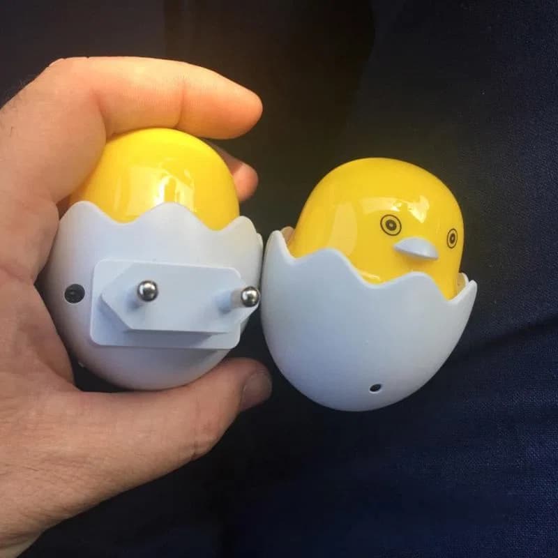 Yellow Egg Duck LED Night Light, LED Night Light Sensor Duck Lamp thumbnail 4