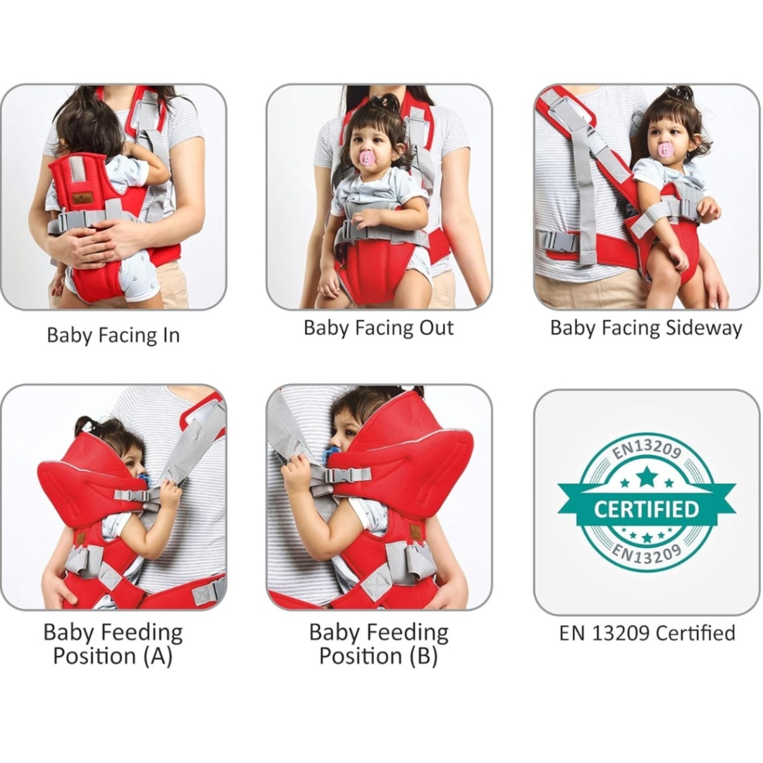 6 in 1 Baby Carrier Bag | Original Will Adjustable Ergonomic Baby Carrying Backpack thumbnail 2