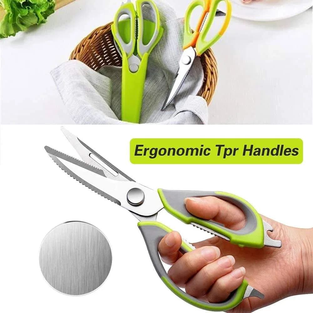 8 In 1 Kitchen Scissors, Multi-Functional kitchen Scissor