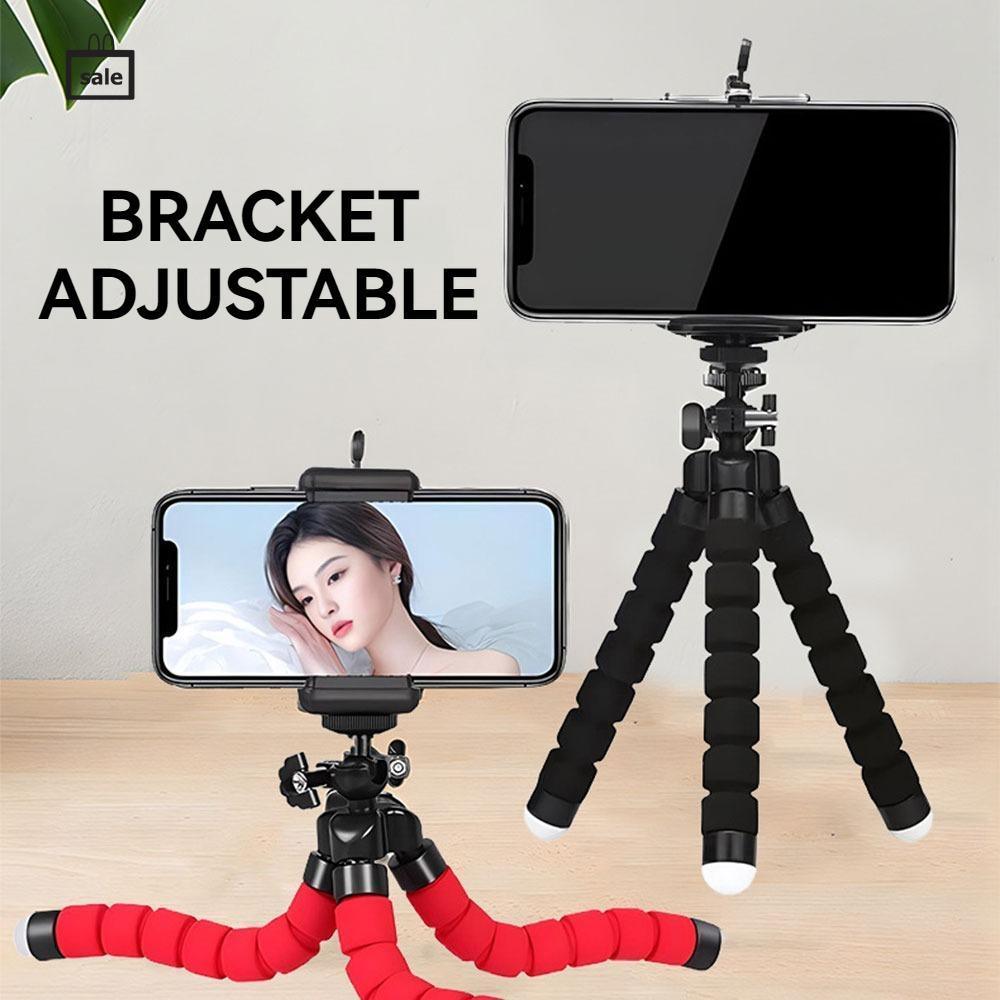 Flexible Octopus Phone Holder, Adjustable Mobile Phone Tripod Stand, Flexible Mini Octopus Tripod Portable Stand for Camera and Smartphone thumbnail 4