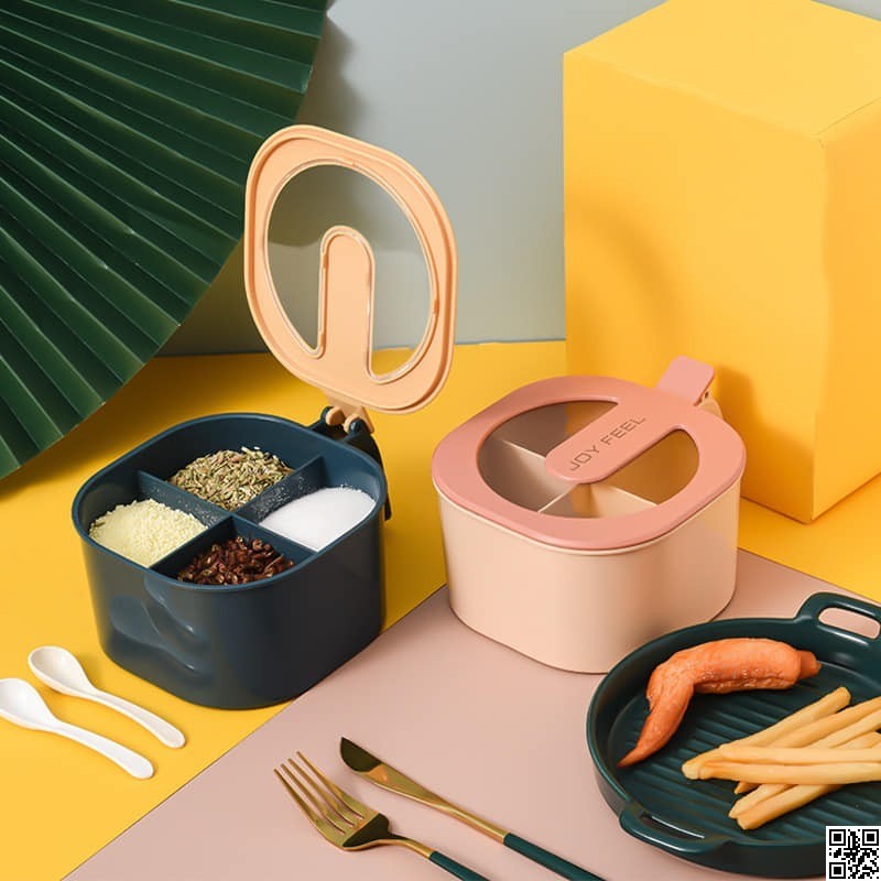 4 in 1 Spice Box – Kitchen Masala Storage Container thumbnail 3