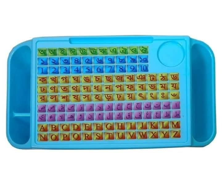 Multifunctional Kids Plastic Study Table with Storage Box – Baby Snack & Lap Desk thumbnail 4