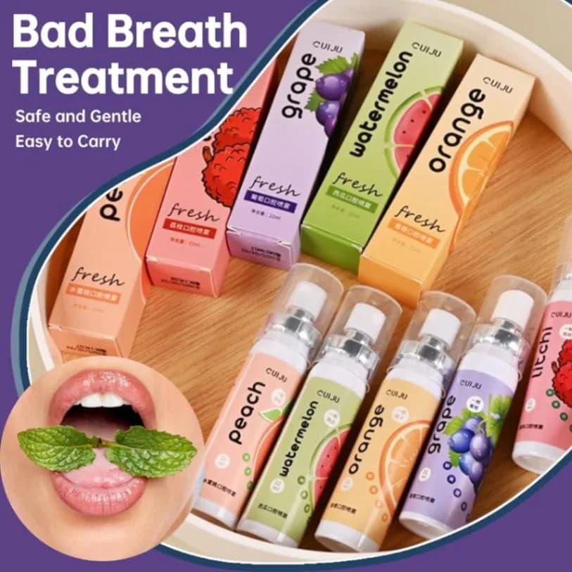 Oral Fresh Spray, Mouth Freshener Oral Odor Treatment Care thumbnail 3