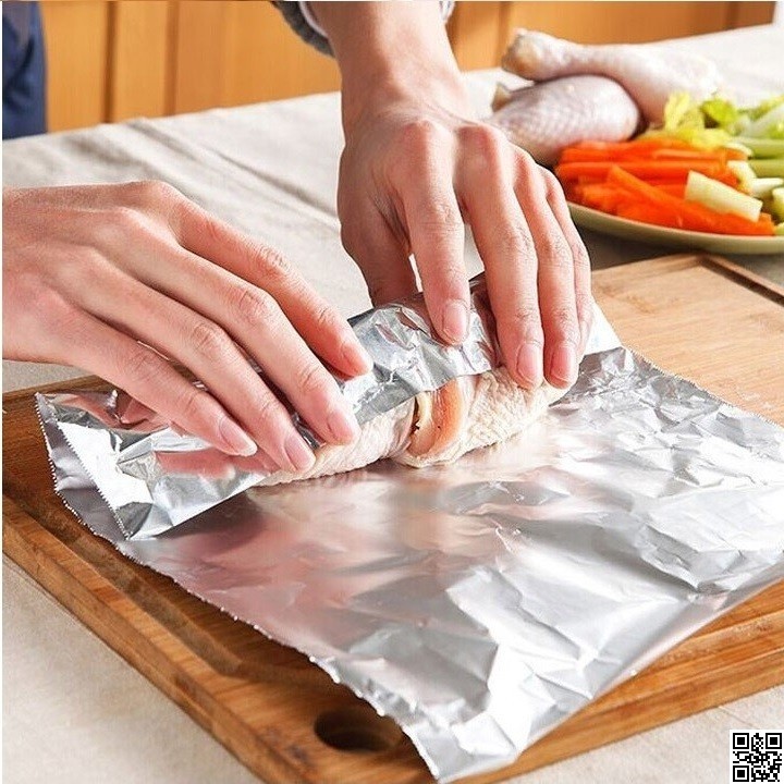 Diamond Aluminum Foil Paper – Heavy Duty Kitchen Aluminum Wrap for Cooking & Food Storage thumbnail 2